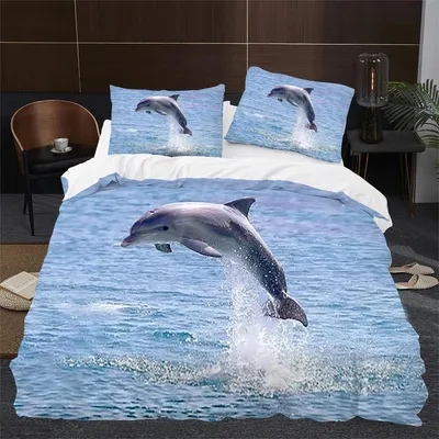 Immagine prodotto di Set di lenzuola Dolfijn per letto matrimoniale, dimensioni 200 x 200 cm