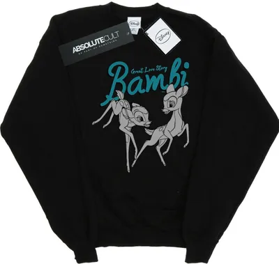 Produktbild von Disney - "Great Love Story" Sweatshirt für Damen BI13090 (XL) (Schwarz)