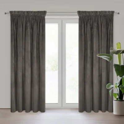 Produktbild von Eurofirany Vorhang VILLA graphit 140X270 Kräuselband