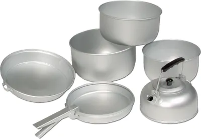 Produktbild von Mil-Tec 3tlg. Koch-Set Alu mit Teekessel