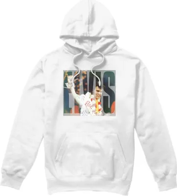 Productafbeelding van Elvis Presley - "Aloha Knockout" hoodie voor heren/dames, uni model, TV32439 (maat S) (wit)