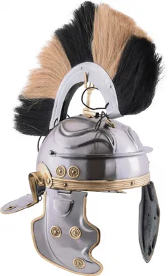 Produktbild von Römerhelm Imperial Gallic -G- Weisenau aus Stahl mit Helmbusch
