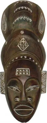 Produktbild von Woru Maske Afrika Afrikamaske Wanddekoration Frau 50 cm