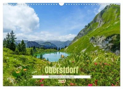 Produktbild von Oberstdorf - Bergparadies in den Alpen (Wandkalender 2027 DIN A3 quer), CALVENDO Monatskalender