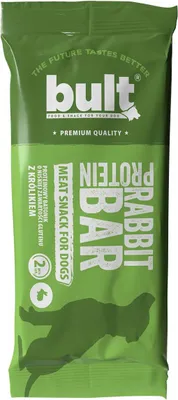 Obrázek produktu pro Bult | Bult Bar – krmivo pro psy – 75 g – 40 % bílkovin – 86 % obsahu masa – králičí pamlsek