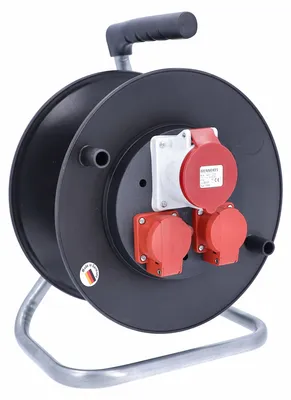 Produktbild von Xperts CEE Kabeltrommel leer Leertrommel Ø285mm 2x 230V 1x 400V IP44