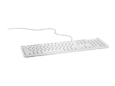 Produktbild von Dell KB216 - Tastatur - USB - AZERTY - Französisch - weiß - für Latitude 3480, 35XX, 5310, 5520, 7400 2-in-1, 9410, Precision 3640, Vostro 3471