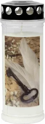 Produktbild von JEKA Gedenkkerze 215x75mm M62 Schlüssel, 7 Tage
