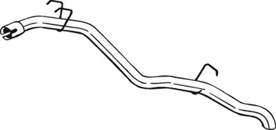 Produktbild von BOSAL Abgasrohr Auspuffrohr für OPEL Frontera A SUV (U92) Hinten 440-101