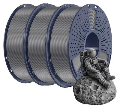 Obrázek produktu pro Filament pro 3D tiskárny, materiál PETG, kompatibilní s FDM tiskárnami, šedý
