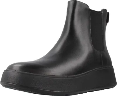 Produktbild von FITFLOP FitFlop F-Mode Leather Flatform Chelsea Boots BLACK 39