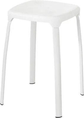 Produktbild von Famanu Badezimmerhocker mit Tragkraft bis 110 kg - Weiß