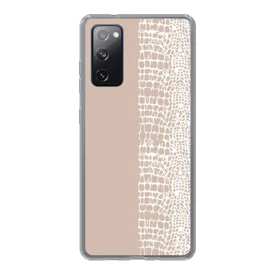 Produktbild von MuchoWow® Handyhülle Schutzhülle Hülle für Samsung Galaxy S20 FE Schlange - Design - Rosa Silikon Softcase Handy Hülle - Abdeckung