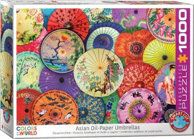 Immagine prodotto di Eurographics Puzzle Asiatische Ölpapierschirme, 1000 Teile, 68 x 48 cm, 6000-5317
