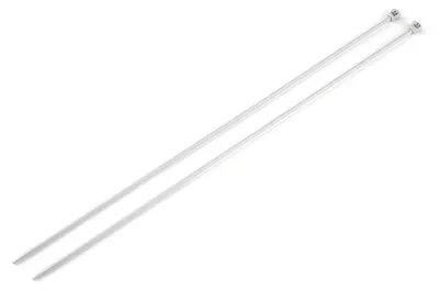 Stricknadel gerade 35mm Aluminium Stärke 3,5mm