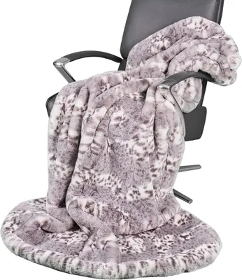 Produktbild von Star Home Webpelz Kuscheldecke Irbis weiss 150x200 cm