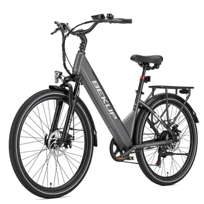 Produktbild von E-Bike Cityrad V1 26 Zoll Tiefeinsteiger, 522 Wh Akku, 45 Nm, Shimano 7-Gang 7 Gang Shimano Shimano Tourney TZ Schaltwerk, Kettenschaltung, Heckmotor