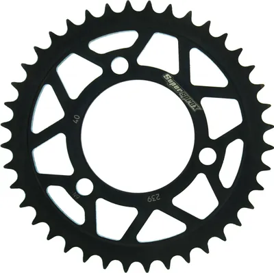 Produktbild von Stahl-Kettenrad Supersprox 420 - 40Z (schwarz) RFE-239:40-BLK|ID 70,0 LK 90,0 3-Loch/3-Loch