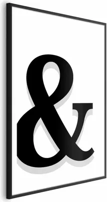 Produktbild von Posterpapier Poster - Decorative Letter 29.7x42 cm Text m-A-0859-ao-a