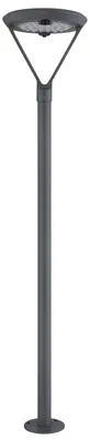 Produktbild von GLOBO Lighting Solarleuchte DH 31x204,70 cm grau Solarlampe