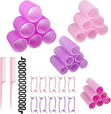 Imagen del producto de Juego de pinzas para el cabello, de 47 piezas, en diferentes tamaños, para peinados