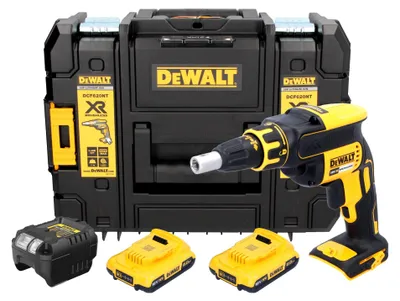 Zdjęcie produktu dla Akumulatorowa wkrętarka do suchej zabudowy DeWalt DCF 620 NT 18 V 30 Nm bezszczotkowa + TSTAK - bez akumulatora, bez ładowarki