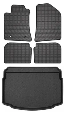 Obrázek produktu pro Gumové autokoberce SolidPRO + vana kufru pro: Toyota Avensis II T25 2003-2009 kombi 5 ks – Wielganizator