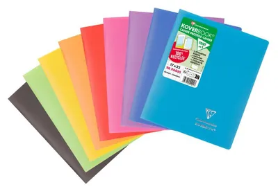 Produktbild von Clairefontaine 951411C, Einfarbig, Gemischte Farben, 48 Blätter, 90 g/m², Universal