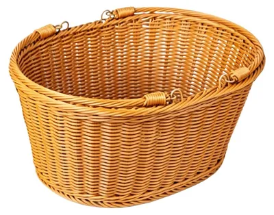 Image de Panier de pique-nique tressé avec anse