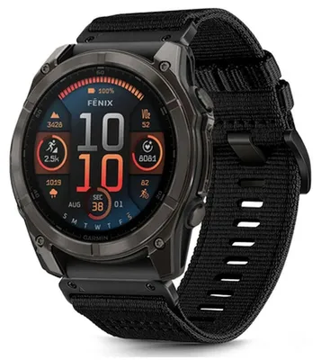 Produktbild von Tech-Protect Nylon Classic Garmin Fenix 5X / 5X Plus / 6X / 6X Pro / 7X / 8 (51 Mm) Schwarz
