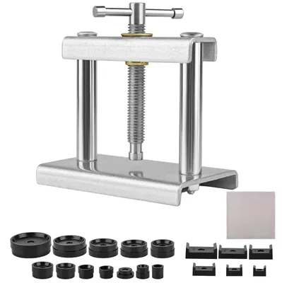 Produktbild von Uhrmacherwerkzeug Set, Batteriewechsel, Gehäuseöffner, 10-teilig, für Uhrenreparatur