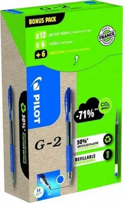 Produktbild von PILOT PEN G2+ 12 Minen Gelschreiber-Set