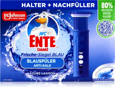 Produktbild von WC Ente Frische-Siegel Blau Blauspüler Anti-Kalk Azure Lagoon 36ml (1er Pack)