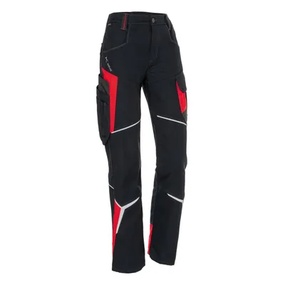 Produktbild von Kübler Bodyforce Damenhose schwarz/mittelrot Gr. 42