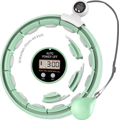 Produktbild von Hula-Hoop-Reifen Intelligenter Hula-Hoop-Reifen,mit 16 Segments,Automatische Zählung (set), 69-110cm,Wird nicht fallen,Einstellbar und tragbar