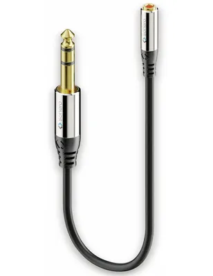 Produktbild von SONERO Klinkenadapter 0,20 m, 6,3 mm Stecker auf 3,5 mm Buchse