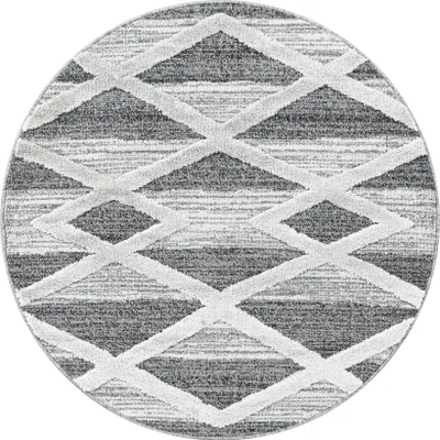Produktbild von Carpetsale24 Teppich Wohnzimmer Hoch-Tief Effekt 3D Optik Skandinavische Boho Design Elegante Hochflor Teppich Flauschig, Grösse: 200x290 cm