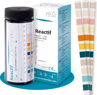 Immagine prodotto di Strisce reattive per urine Reactif 11m autosomministrate 100 pz