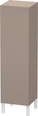 Produktbild von Halbhochschrank L-CUBE 400x363x1320mm Ans rechts basalt matt Anschlag rechts basalt matt