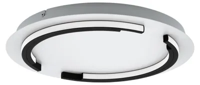 Zdjęcie produktu dla EGLO ZAMPOTE, LED, 3000 K, 3400 lm, IP20, Czarny, Biały