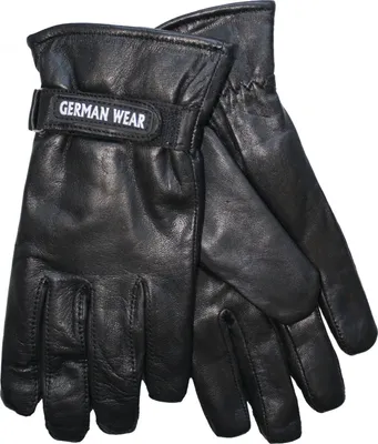 Produktbild von Herren Lammnappa Lederhandschuhe Handschuhe echtleder Lamm-Nappaleder schwarz, Größe:7=S