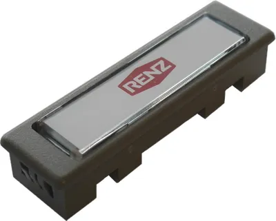 Produktbild von RENZ Klingeltaster Lira (Farbe: grau) Farbe: grau