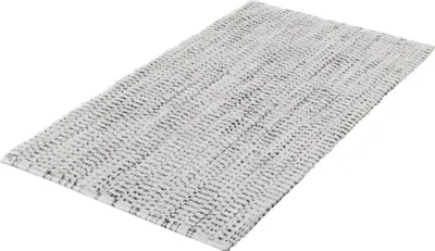 Produktbild von Kleine Wolke Badteppich SWAY Platinfarben 70 x 120 cm