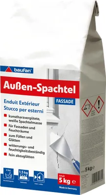 Produktbild von Baufan Außen Spachtel, auf Zementbasis, 5kg