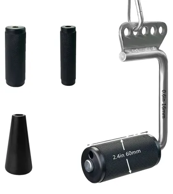 Produktbild von Armdrücken Trainingsgriffe, aus robustem Stahl, rutschfester Griff, SCHWARZ