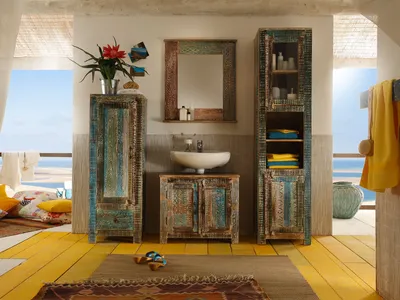 Produktbild von Bad Hochschrank Blue Lagoon