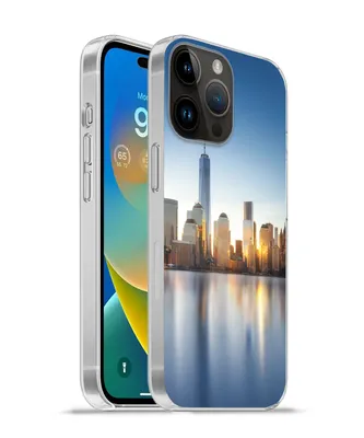 Produktbild von MuchoWow® Handyhülle Schutzhülle Hülle für Apple iPhone 14 Pro Max New York - Skyline - Spiegelung Silikon Softcase Handy Hülle - Hardcover