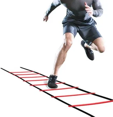 Produktbild von Famanu Agility Leiter 5m - Verstellbar für Geschwindigkeit und Beweglichkeit