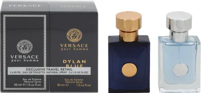 Produktbild von VERSACE POUR HOMME + DYLAN BLUE EDT für Männer, 30 ml x 2 Set