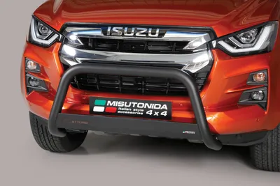 Obrázok produktu pre J&J Automotive | Predné rámy pre Isuzu D-Max Double Cab 2020-vyššie 63mm čierny